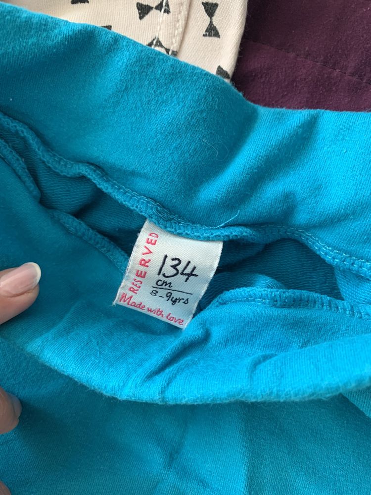 Ubrania 134 reserved H&M spódnica spodnie bluzka koszula