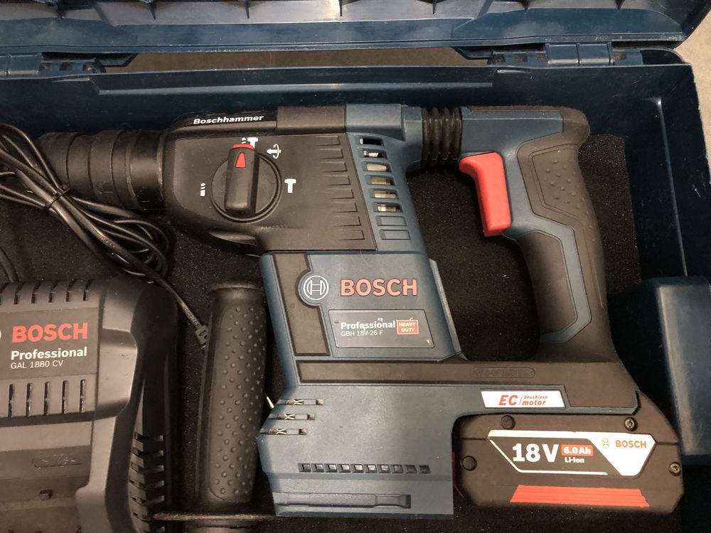 Безщітковий Акум.перфоратор Bosch GBH 18V-26F