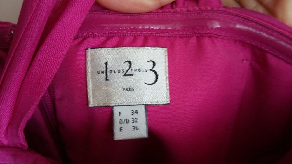 letnia jedwabna sukienka "un1deux2trois3"