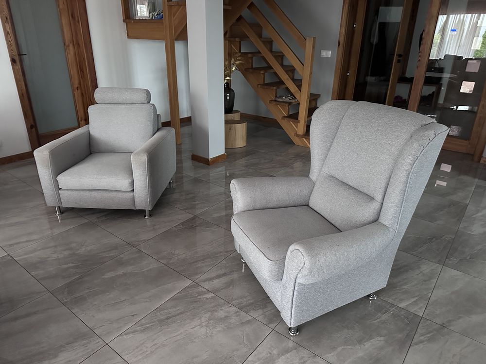 Kanapa narożna  duża  250x250 plus dwa fotele firmy sits