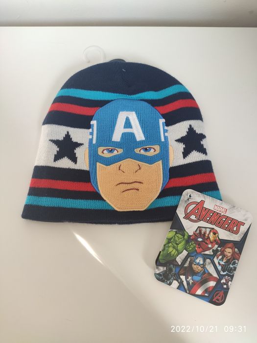 Nowa czapka Avengers kapitan Ameryka
