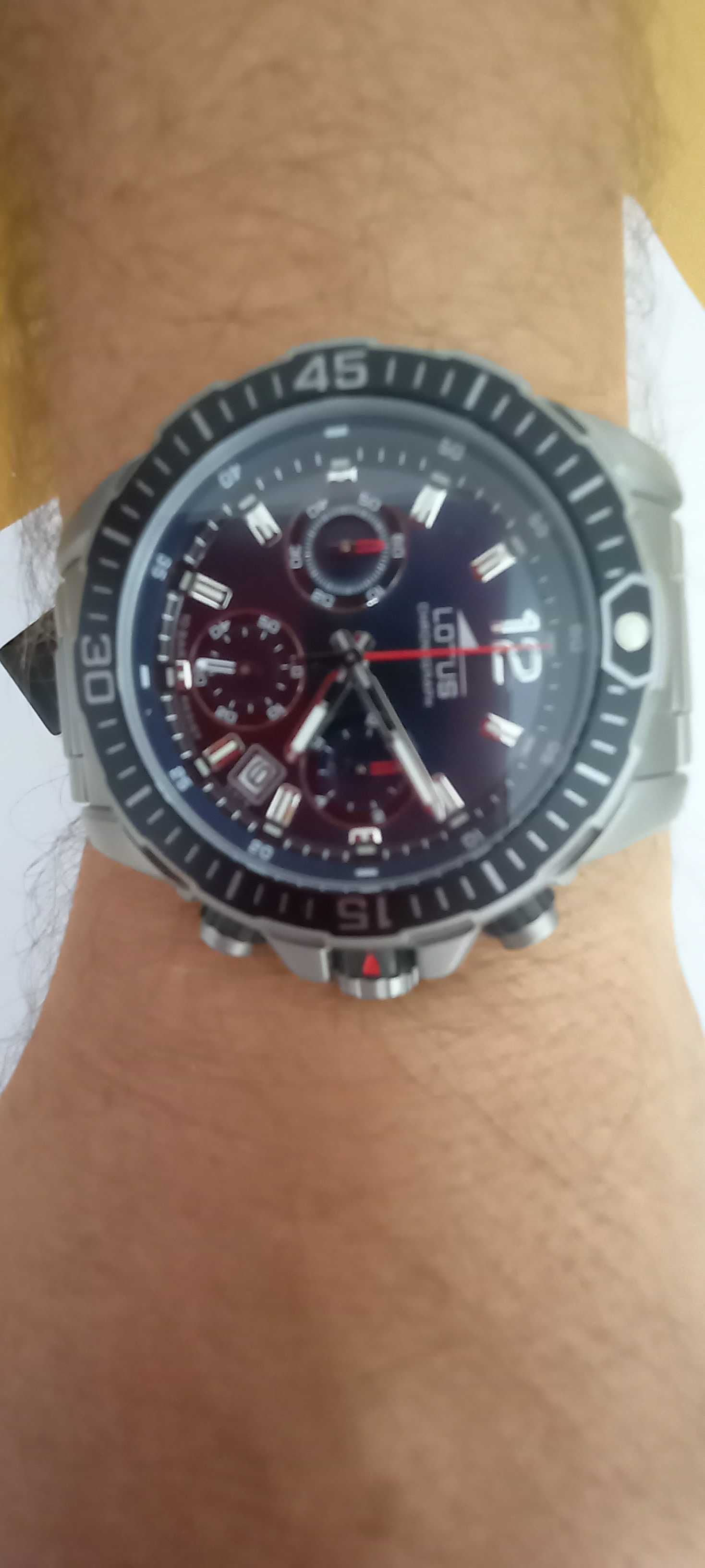 Nowy zegarek męski LOTUS  BIG BLUE CHRONO 46 mm