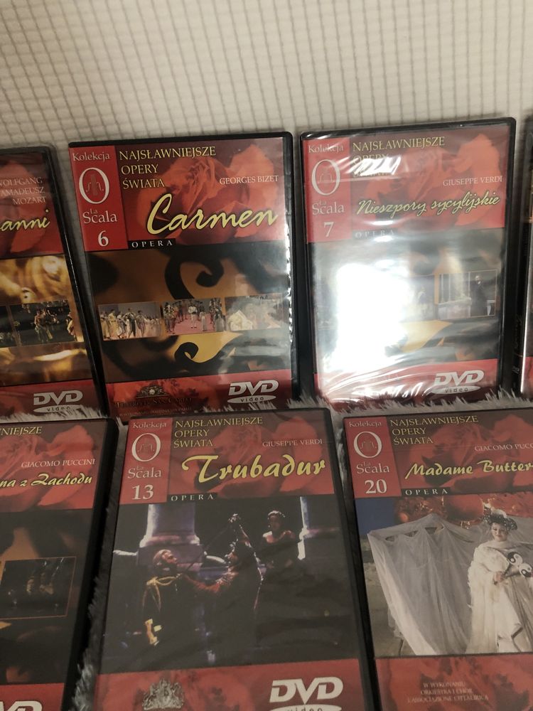 Kolekcja płyt DVD najsłynniejsze opery świata