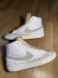 Натуральная КОЖА Кроссовки Nike Blazer Mid 77, Оригинал