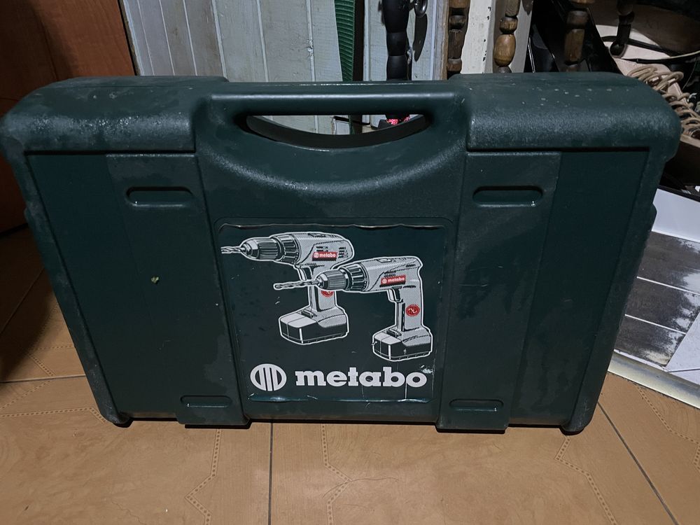 Walizka wiertarko wkrętarki metabo