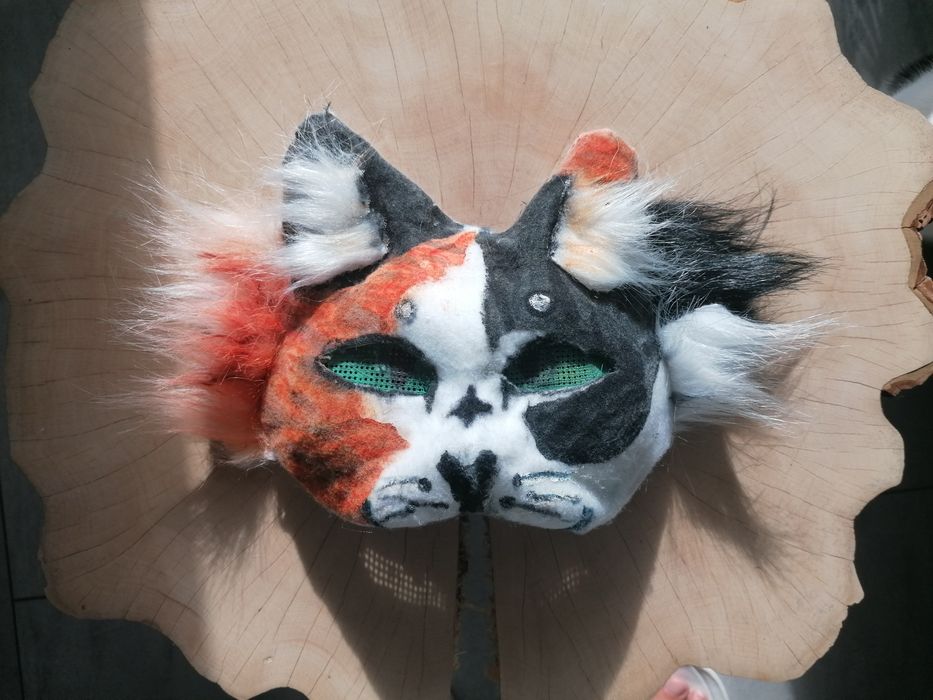 Maska Therian przebranie ręcznie wykonana