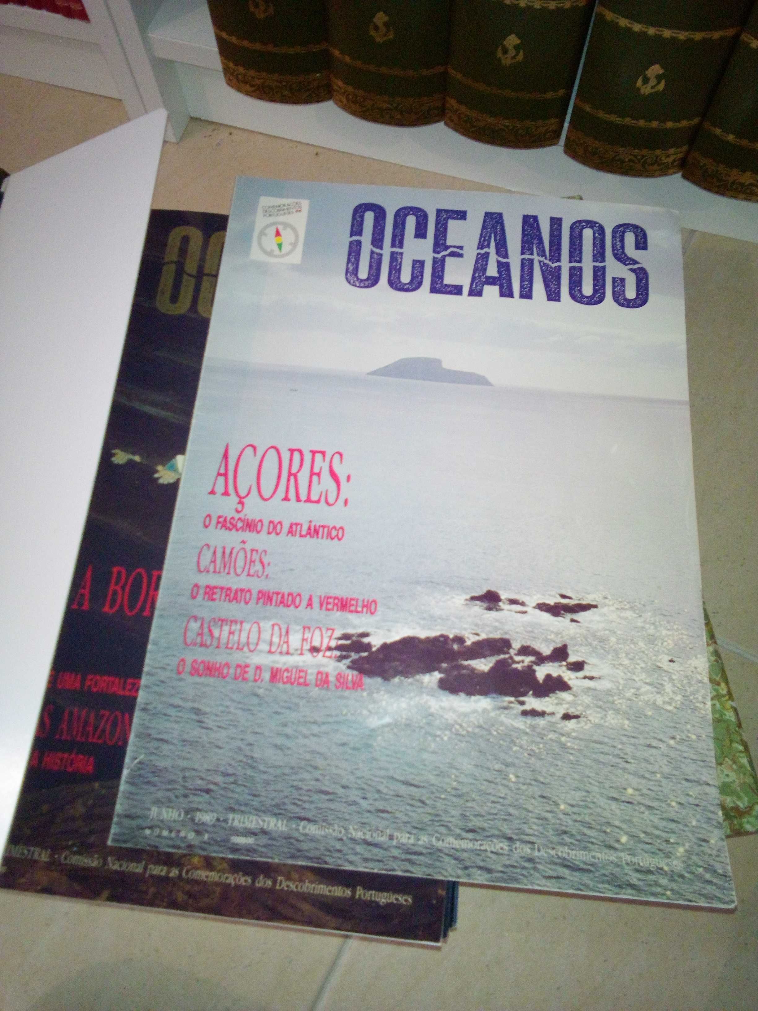 Revista OCEANOS - Coleção completa c/ Caixas Arquivadoras