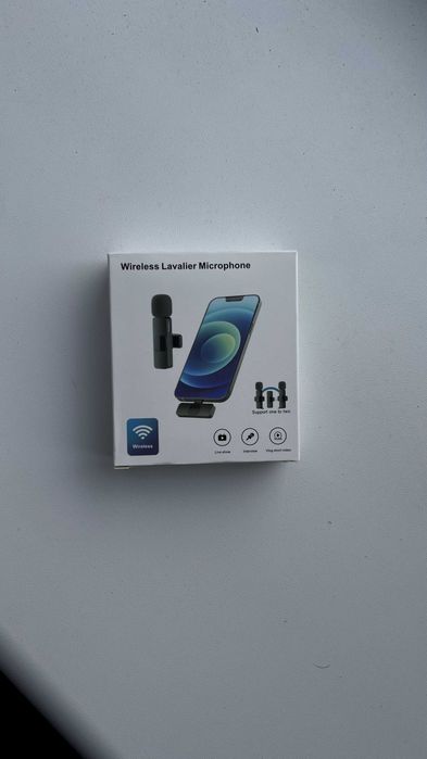 Беспроводной микрофон - Wireless Lavalier Microphone (Новый)