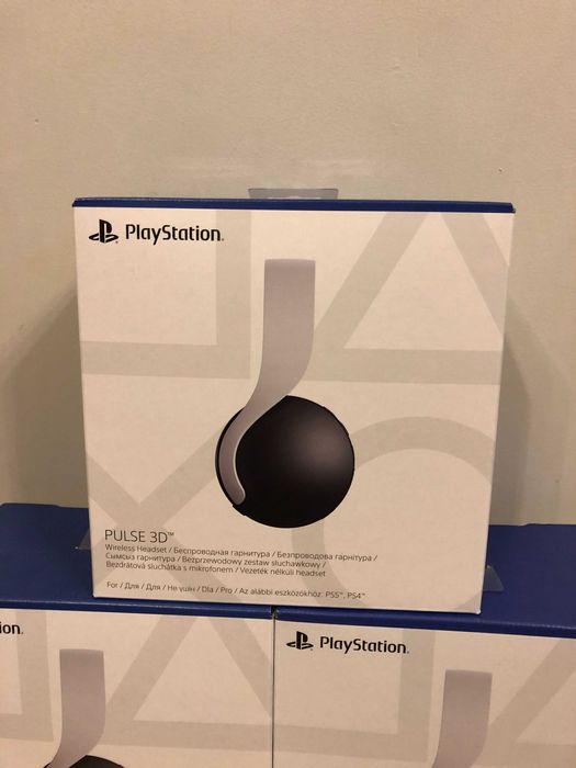 3D Pulse Nowe Słuchawki Bezprzewodowe Sony Playstation 5 PS5 Białe