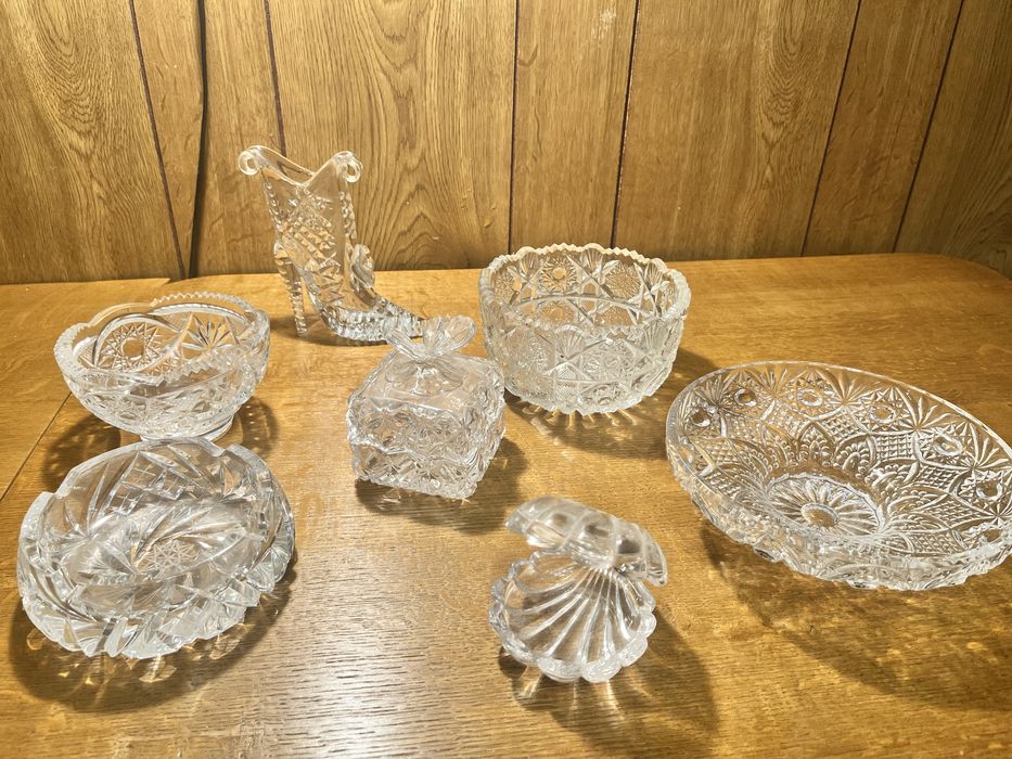 Вазы и вазочки хрустальные