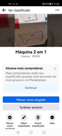 Máquina Catalisadora 2 em 1 nova