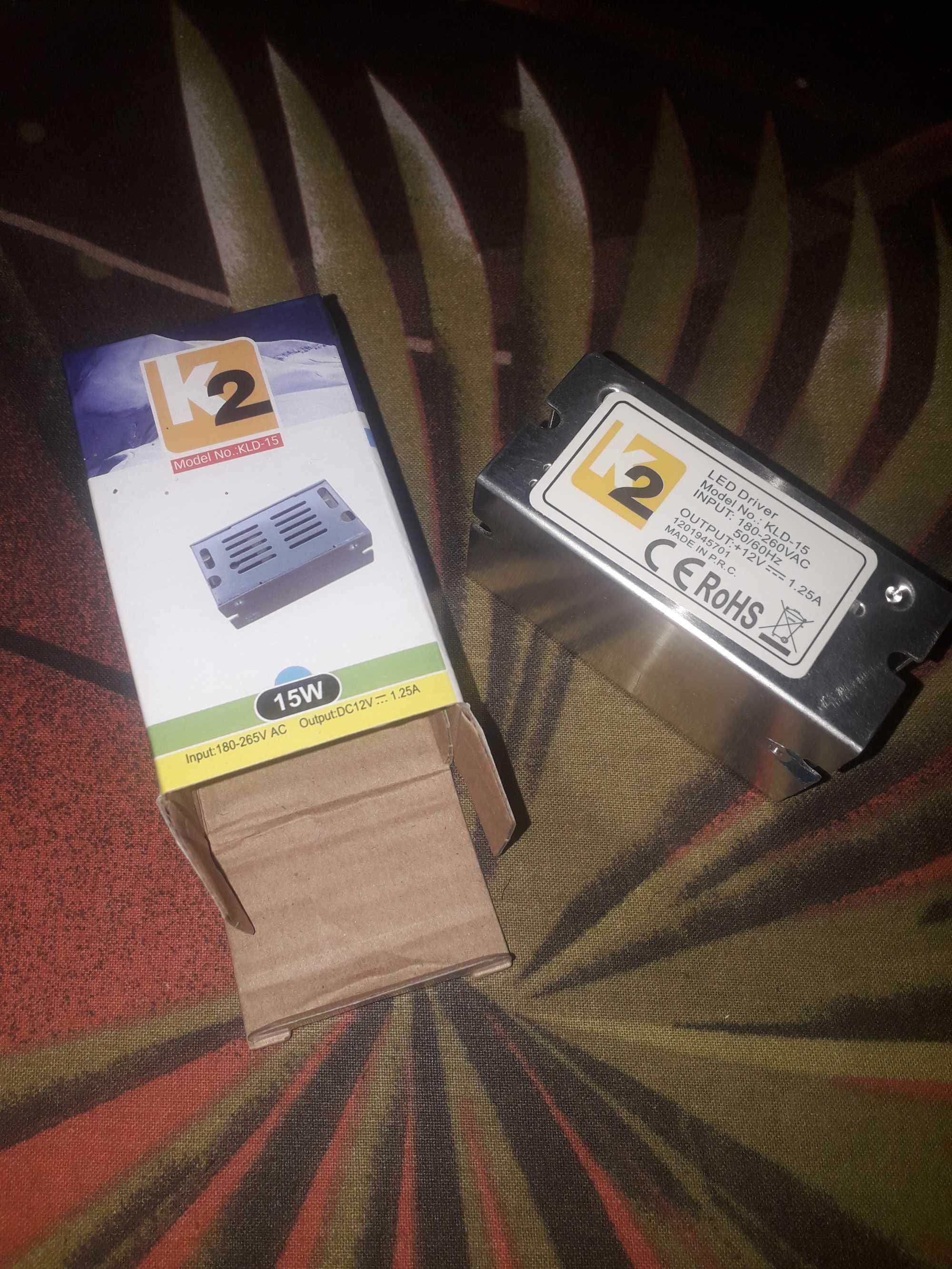 Блок живлення 12v/15Вт