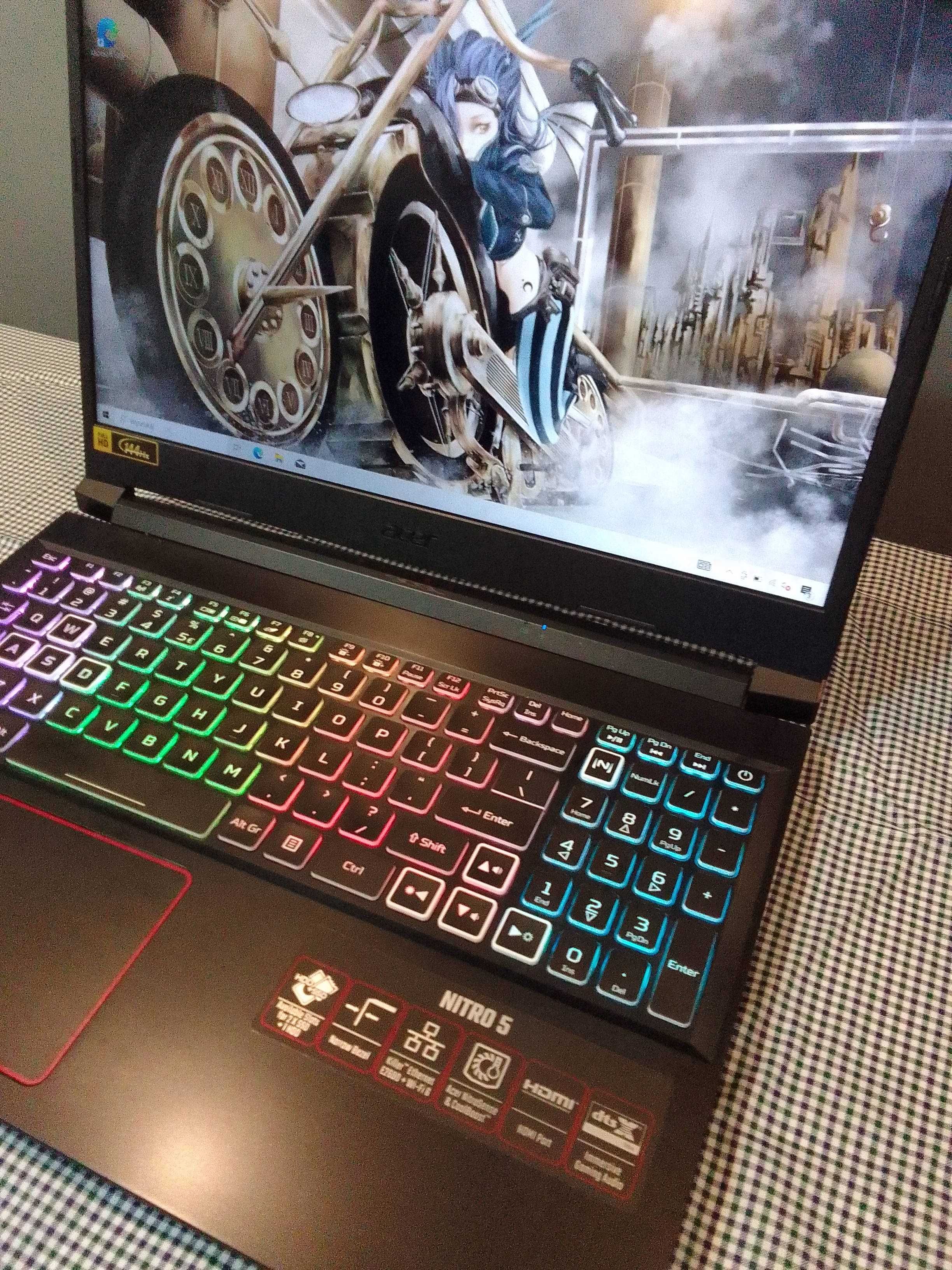 Acer Nitro 5, RTX 3060, Intel i5, SSD, Windows