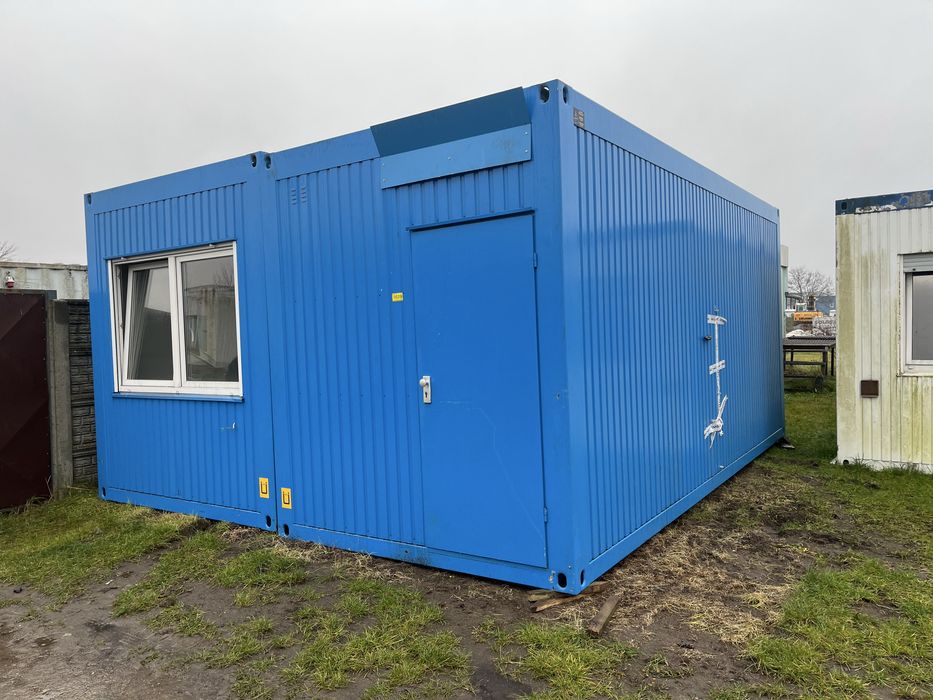 Kontener biurowy socjalny magazynowy ZESTAW 2 sztuki 30 m2