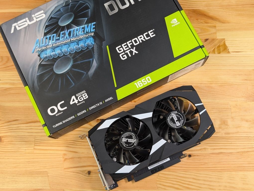 ASUS DUAL GTX 1650 4GB (GDDR5) Гарантія | XPLAY