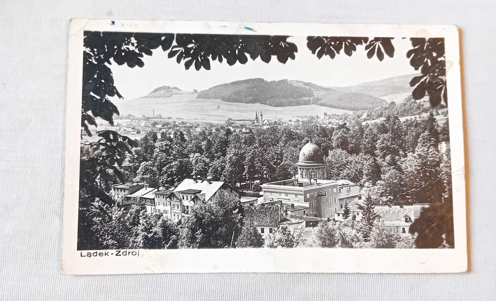 Pocztówka : Lądek - Zdrój. Sp-nia Fotograf Kłodzko, 1955 r.