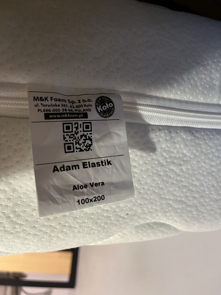 Materac piankowy H4 100x200 M&K foam Koło Adam Elastik