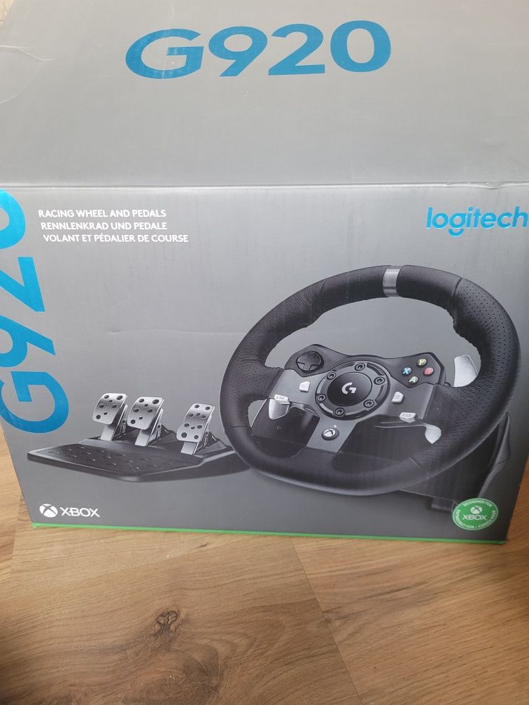 Kierownica Logitech G920 z pedałami + shifter