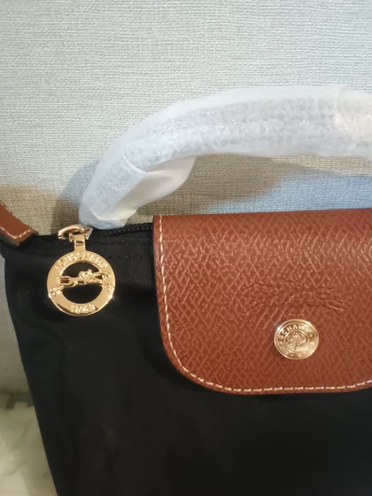 Сумка longchamp mini, чорна