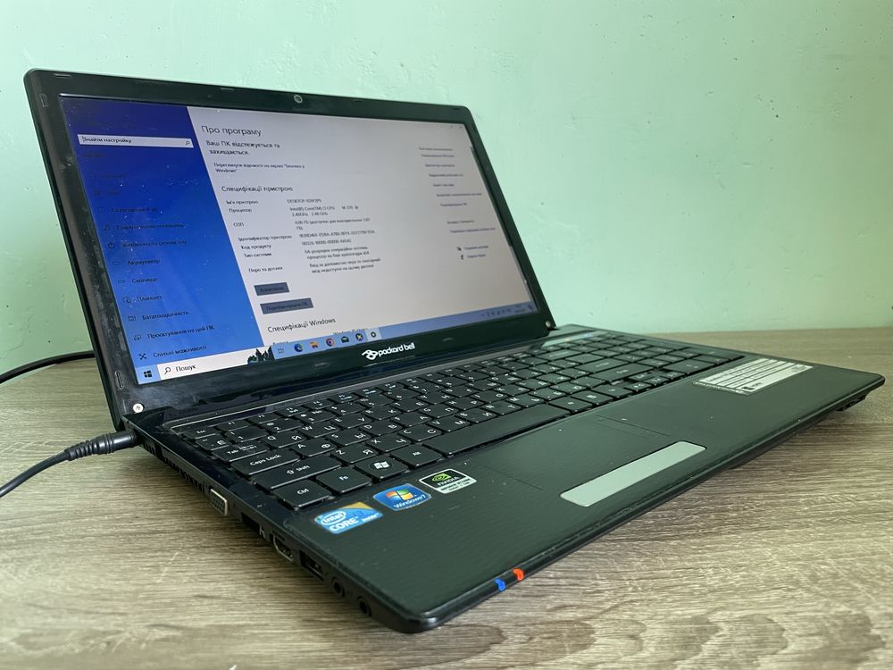 Ноутбук Packard Bell EasyNote TM85 (New91) i3/4GB ОЗП/1GB/120GB SSD