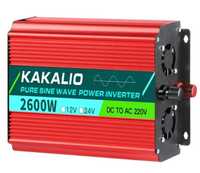 Инвертор 24V-220V 50Hz KAKALIO 2600W Чистая синусоида! В НАЛИЧИИ!