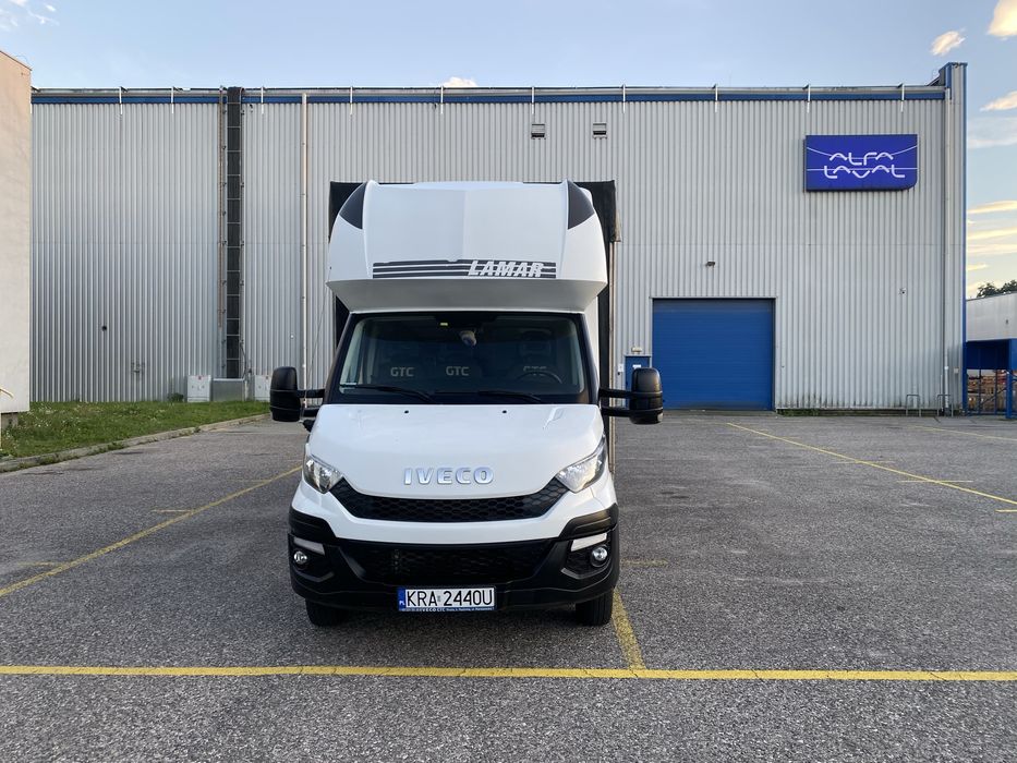 Iveco Daily 50C17H salon Polska DCM 3,5t,6m przesuwny dach,burto firan