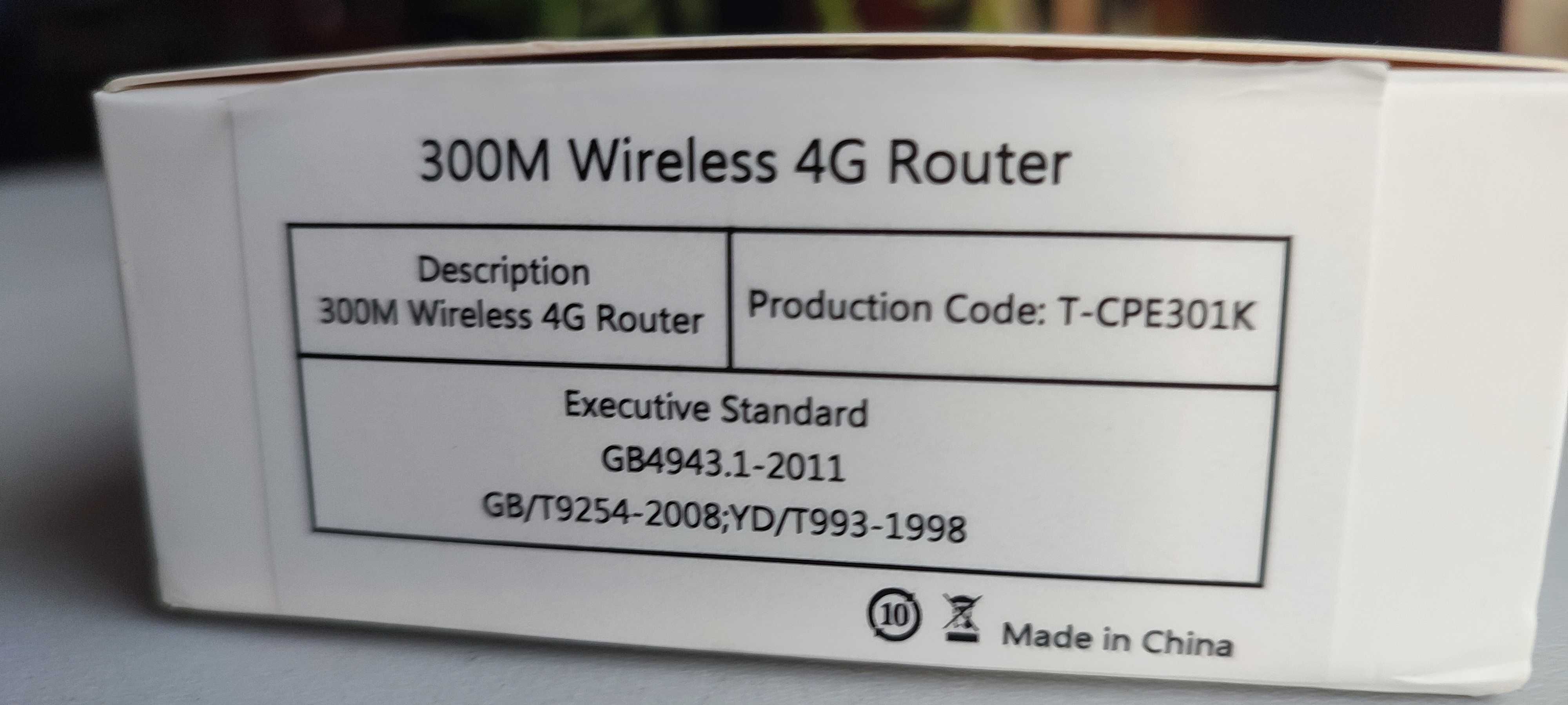 Router WiFi 4g LTE Rj45