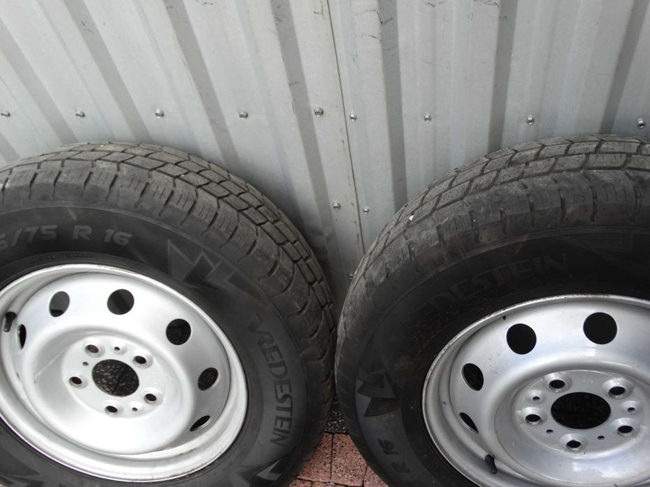 felgi stalowe i opony zimowe 16 cali samochód dostawczy
