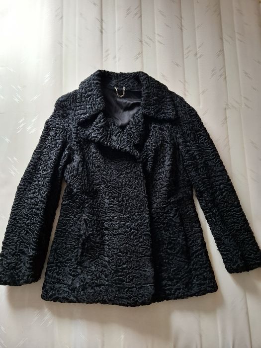 Karakuły kurtka swakara oryginał z RPA futro vintage s/m