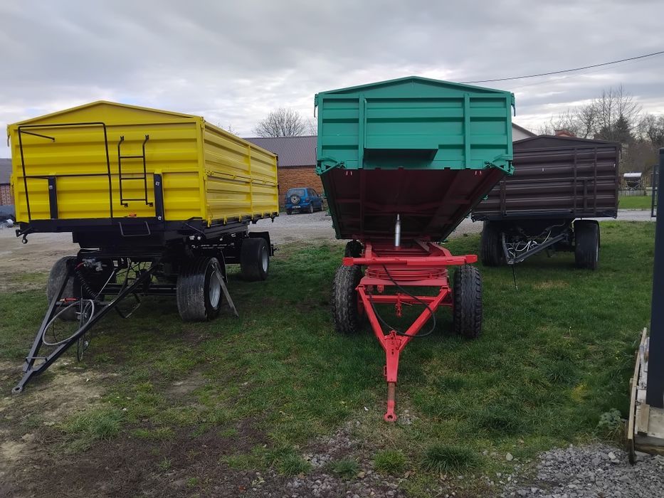 Przyczepa 3 stronny wywrotka autosan d47 d55 krone 6 ton