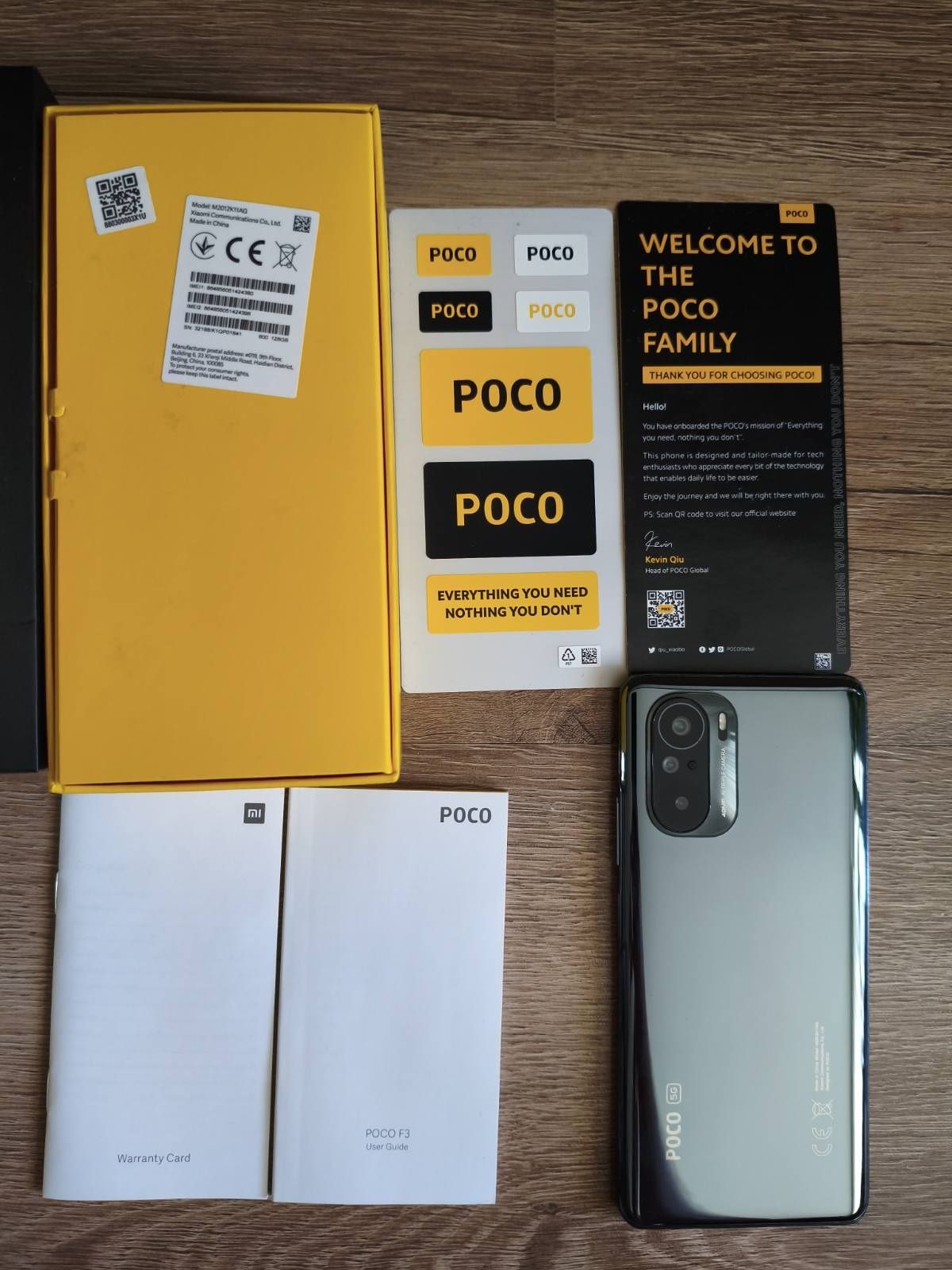 Смартфон телефон ігровий Xiaomi Poco F3 6/128GB Black EU Global, Snapd