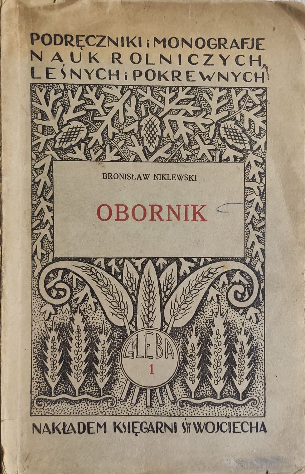 Obornik Bronisław Niklewski Gleba 1926