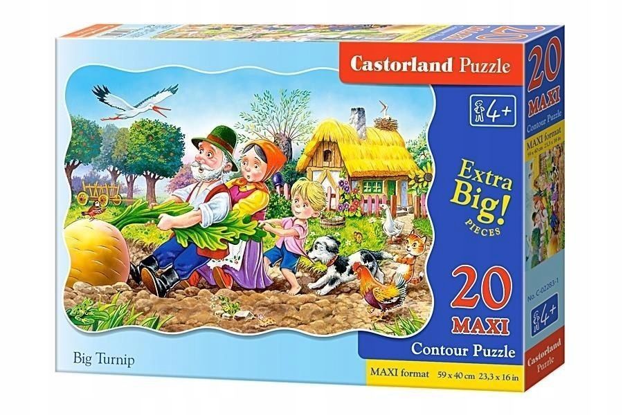 Puzzle 20 Maxi - Duża Rzepka Castor, Castorland