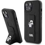 Etui Karl Lagerfeld Gripstand Saffiano Karl&Choupette Pins na iPhone 1