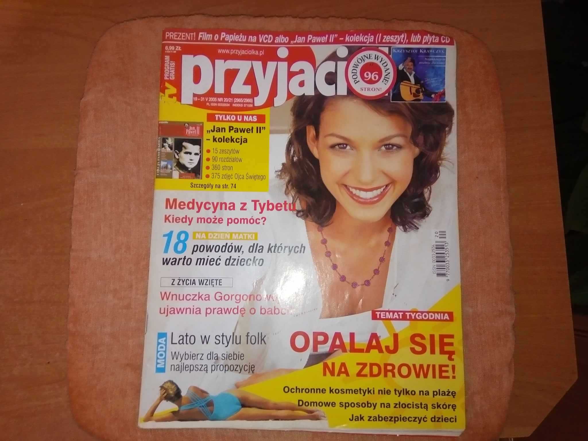 Tygodnik Gazeta Przyjaciółka nr 20/21 maj 2005 dobry stan (2965/2966)