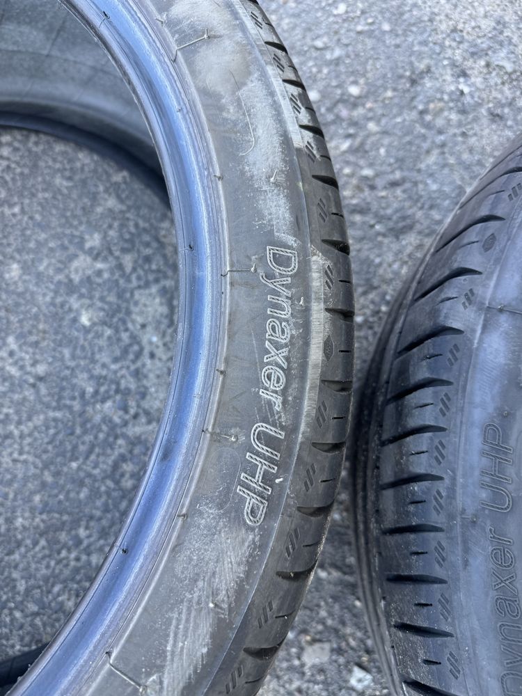 2x Opony Kleber Dynaxer UHP / 7mm / 225 45 R18 / 5 tys. przebiegu.