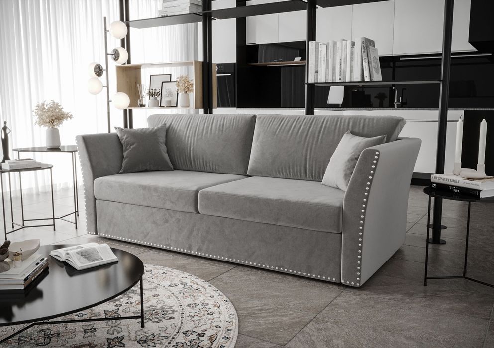 Kanapa rozkładana elegancka wygodna Cristal EN MEBLE