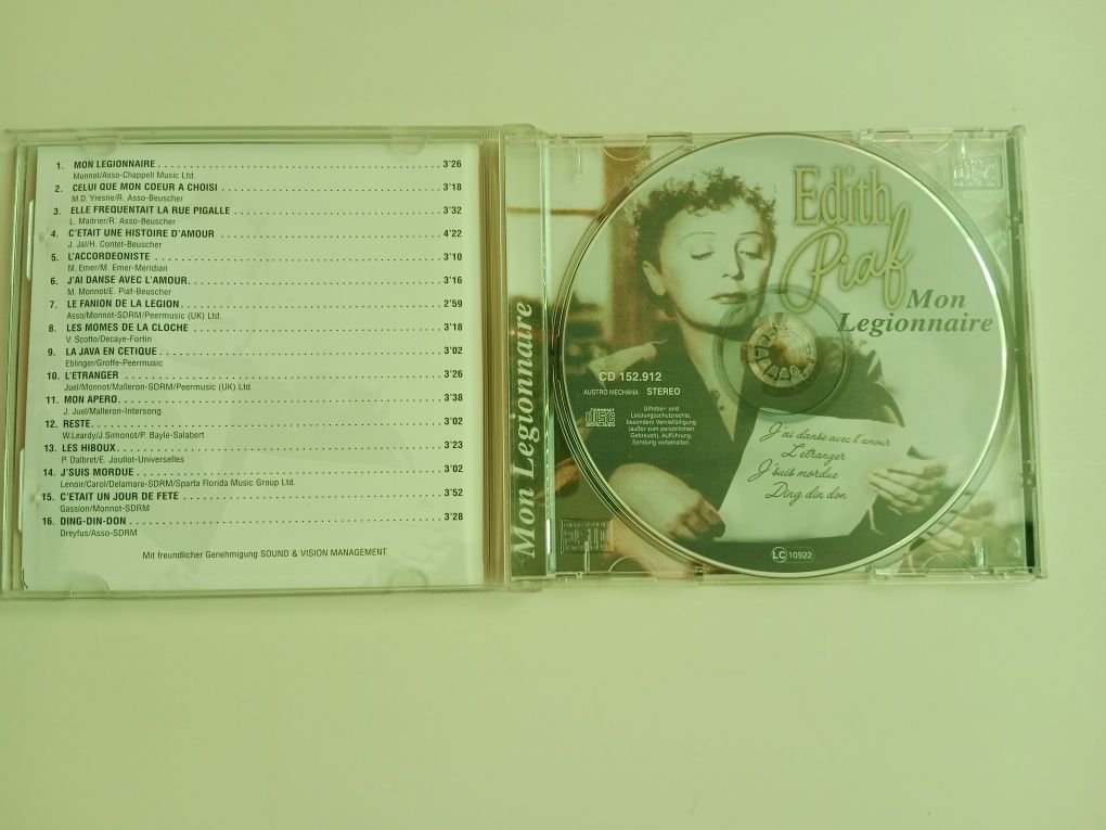 Edith Piaf - Mon Legionnaire - CD