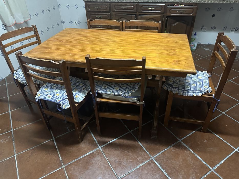 Mesa de salar de jantar (conjunto completo)