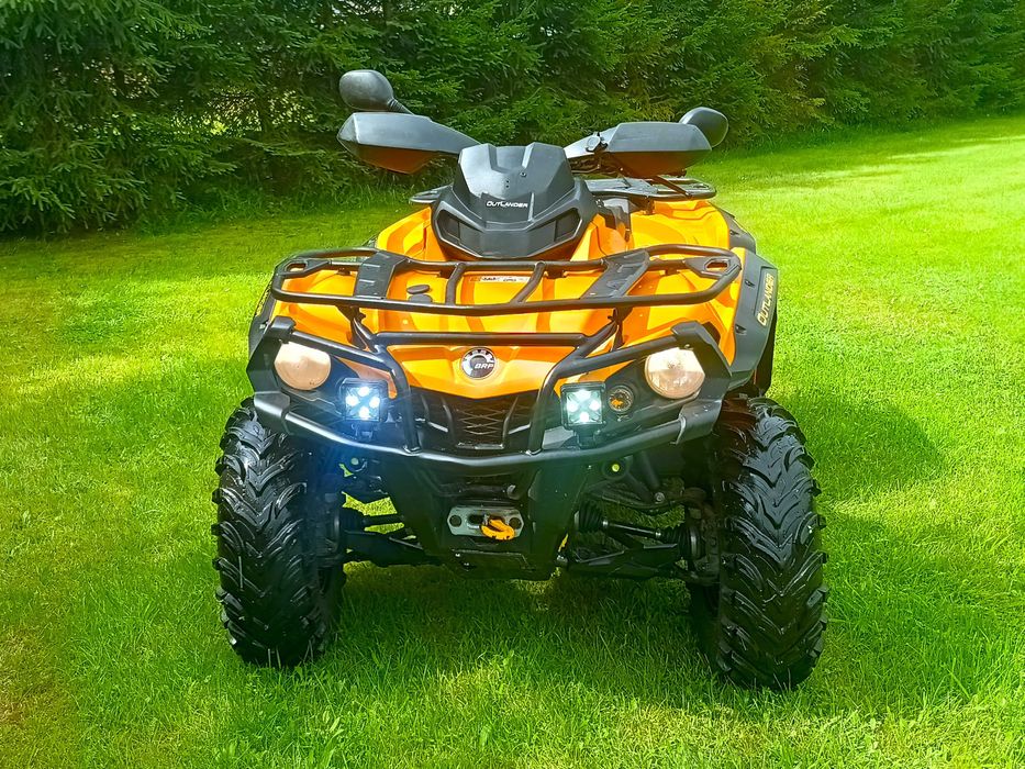 Quad Can Am 650 outlander 4x4 -Wyciągarka Led Zarejestrowany