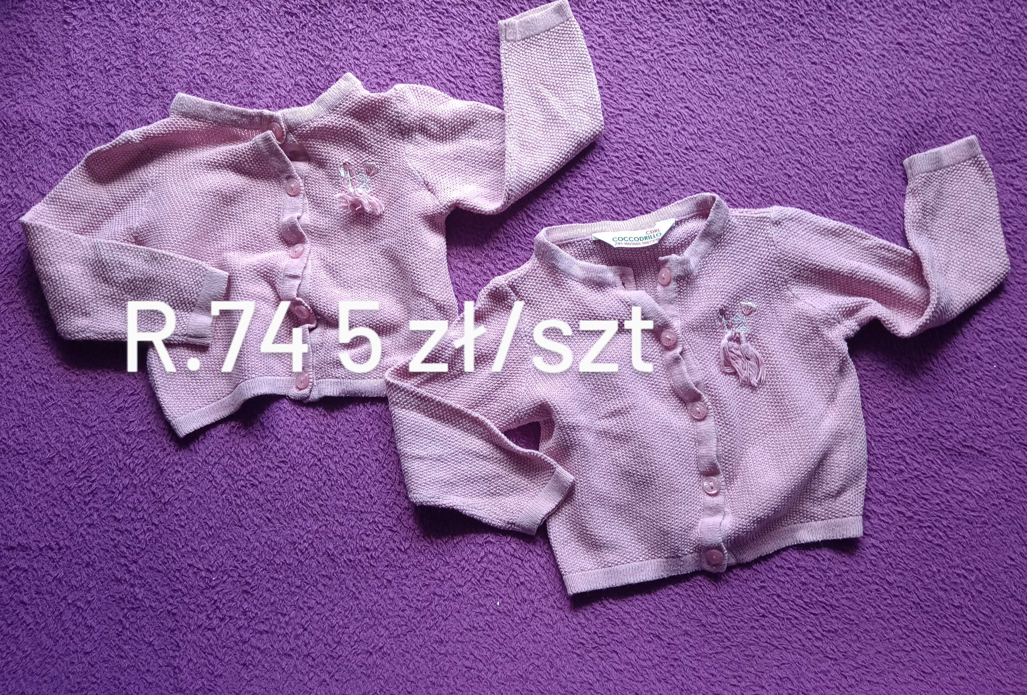 Ubranka na bliźniaczki r.74