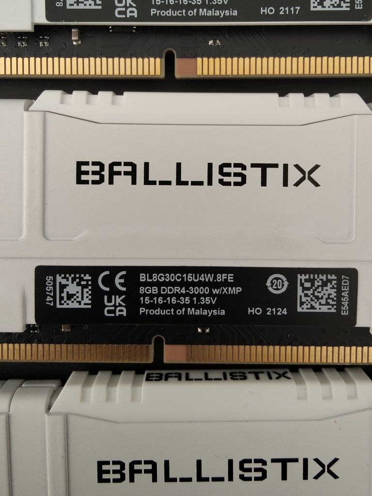 Crucial Ballistix DDR4 32gb (4*8) 3000мГц