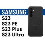 Чохол для Samsung S23/S23 FE/S23 Plus з MagSafe чорний матовий чехол
