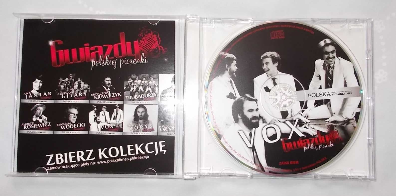 Płyta CD - VOX - Gwiazdy polskiej piosenki