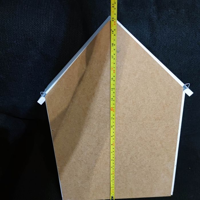 Półka domek nad biurko