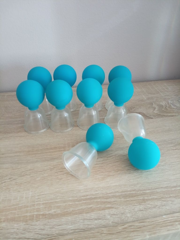 Bańki plastikowe, zasysane, 10 sztuk