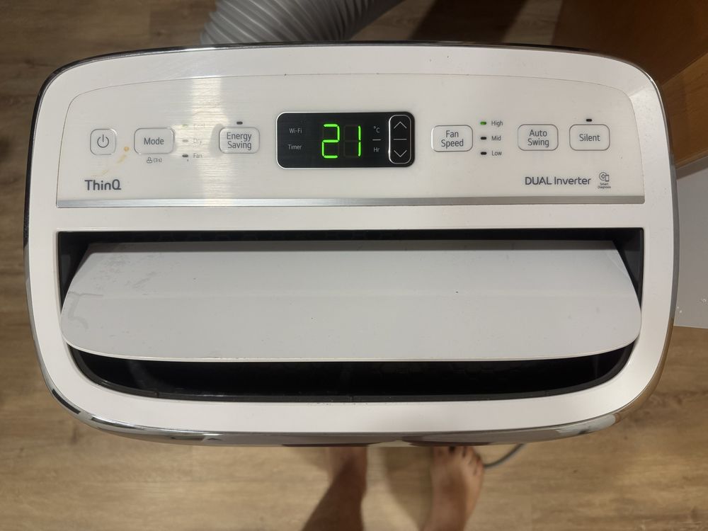 Ar-condicionado Portátil LG 9000 BTUs Dual Inverter PA11WS com WiFi