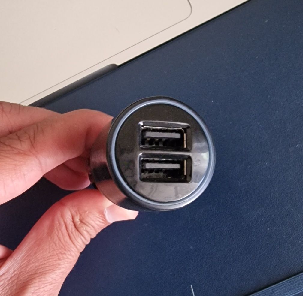 Carregador Belkin isqueiro carro 2x USB
