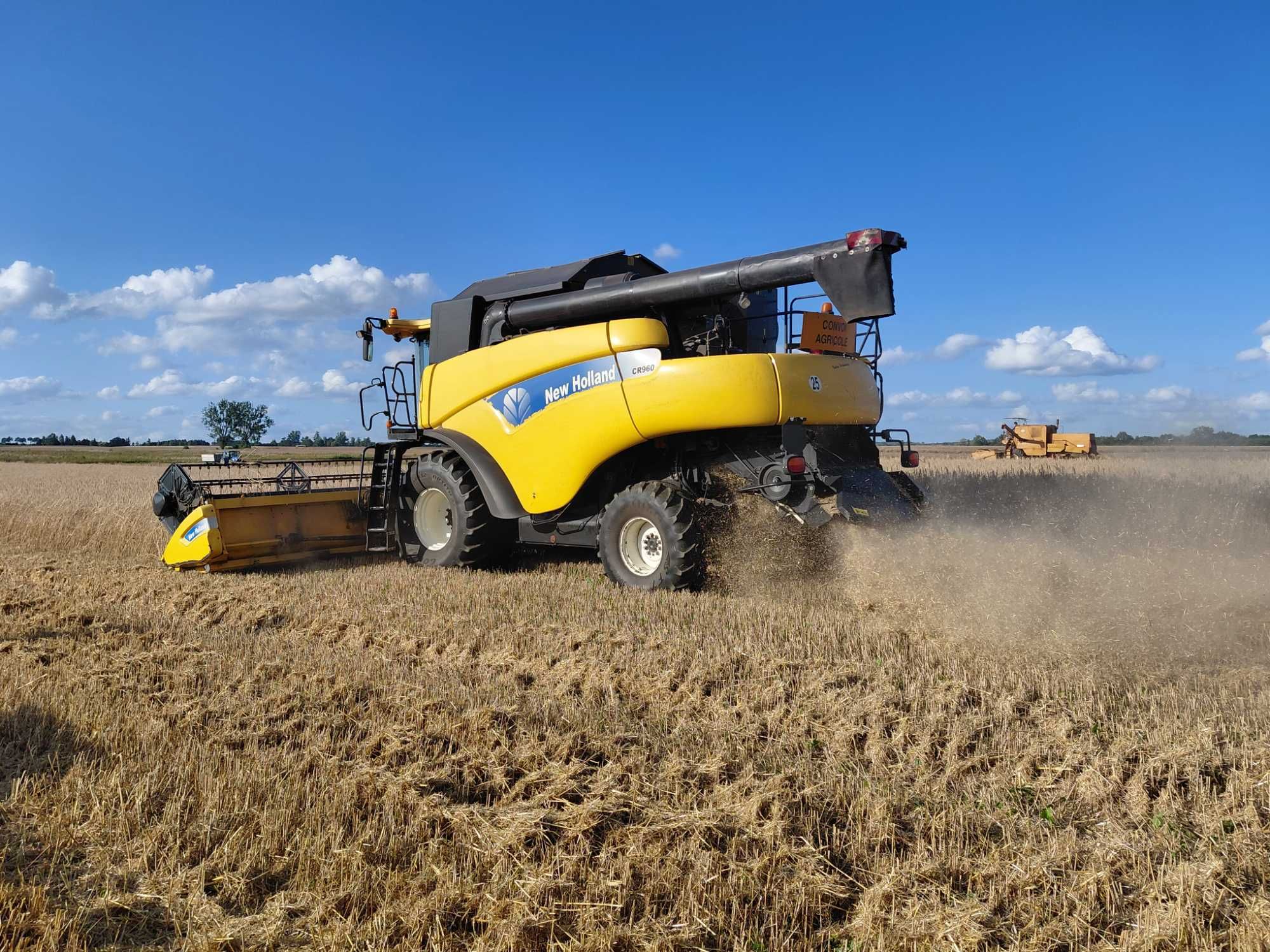 New holland CR960 igła!!! Stół do rzepaku