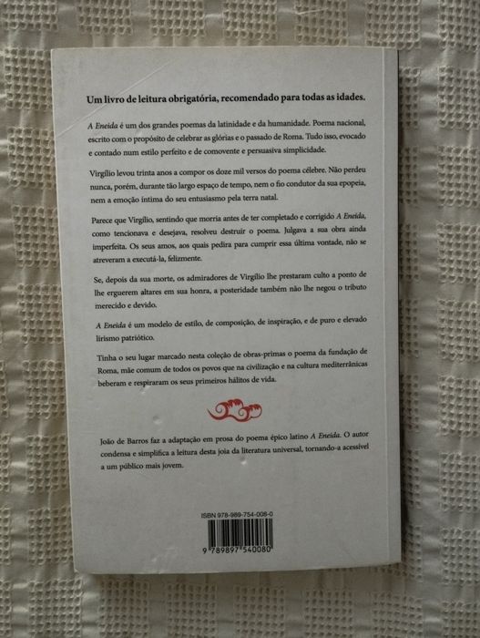 Livro A Eneida Adaptação em prosa
